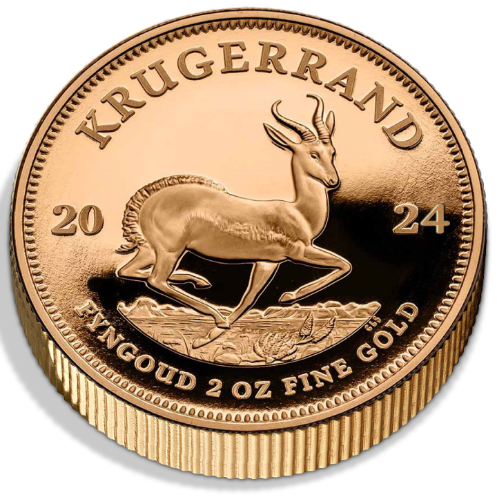 Krugerrand 2 uncje Złota 2024 Proof Piedfort