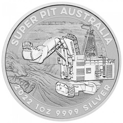 Super Pit Australia 1 unce stříbra 2022
