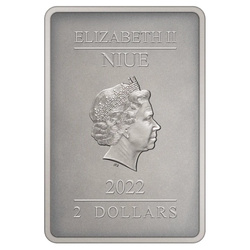 Niue: Star Wars The Mandalorian – Boba Fett coloured 1 oz Silver 2022 Antiqued Finish