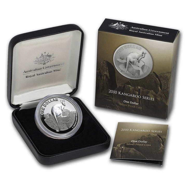 Australisches Känguru 1 oz Silber 2010 PROOF