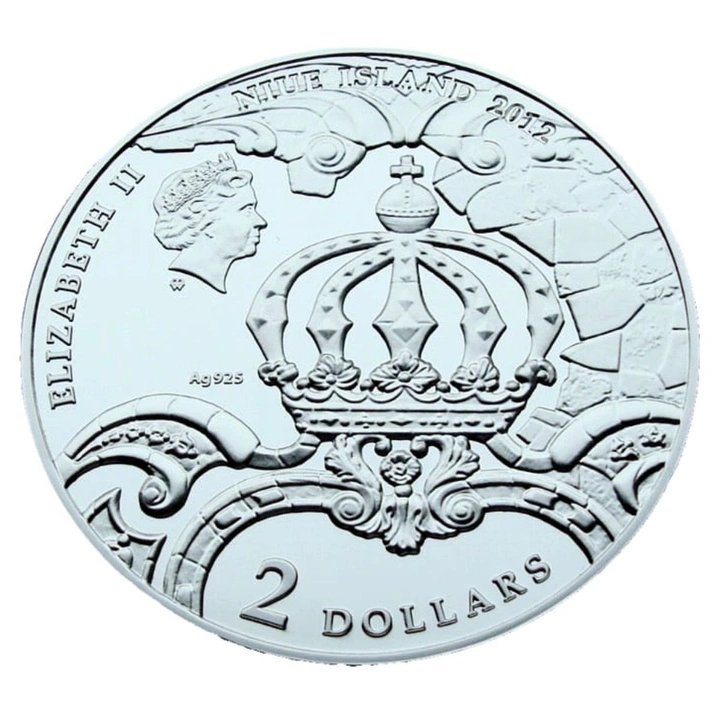 Niue: “Cámara de Ámbar” 2 onzas de plata Proof 2012