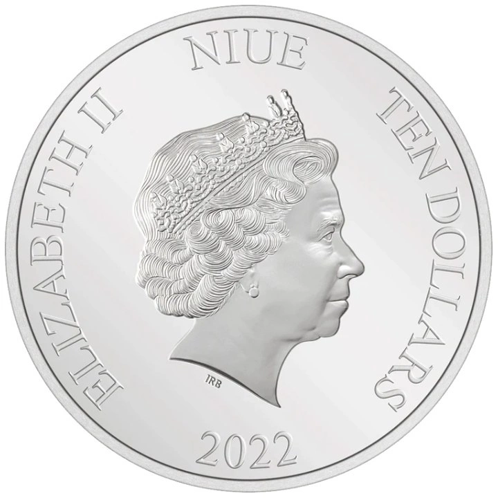 Niue: Harry Potter - Hogwarts The Great Hall 3 oz Silver 2022 Antique Finish