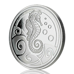 Samoa: Seahorse 1 oz Silver 2019