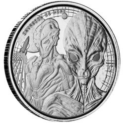 Set Ghana: Alien 4 x 1/2 oncia d'argento 2023
