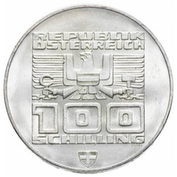 Ausztria, 100 schilling Ag.640 – különböző évek