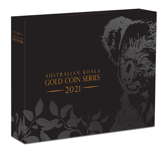 Koala 1 uncja Złota 2021 Proof High Relief