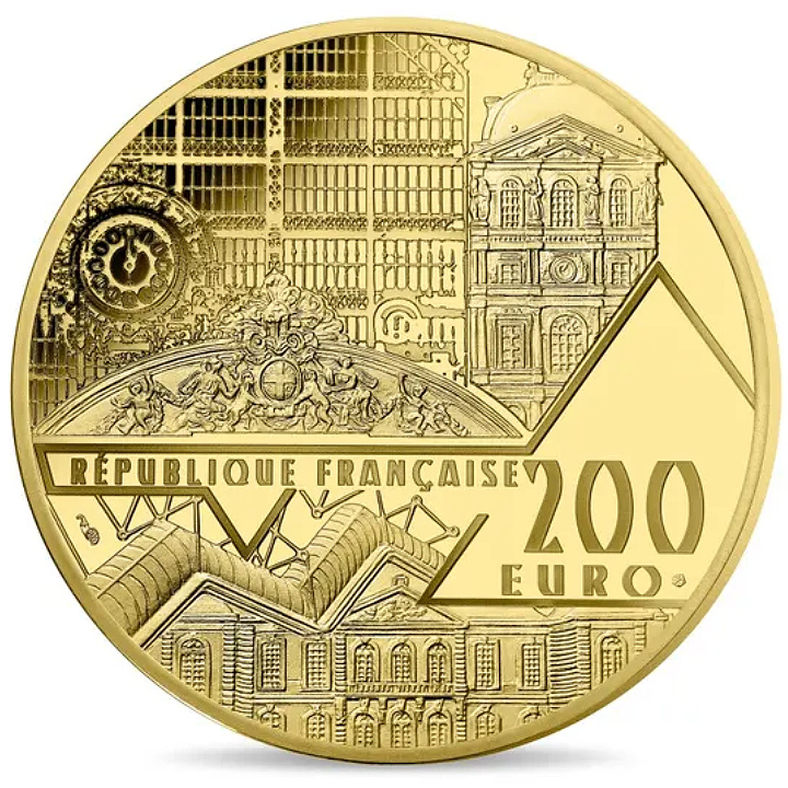 Franciaország: Múzeumi remekművek – Mona Lisa 1 uncia arany 2019 Proof