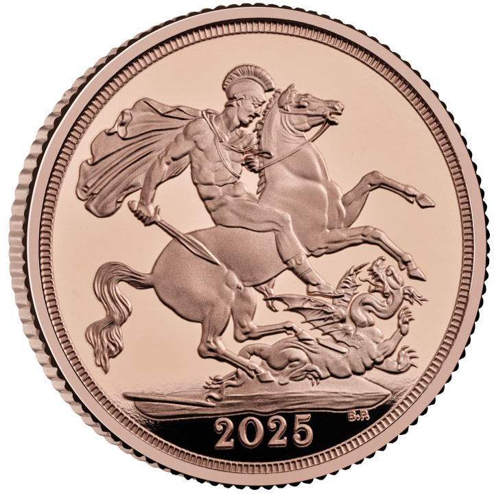 Great Britain: The Sovereign - St George & The Dragon 2025 Gold Coin