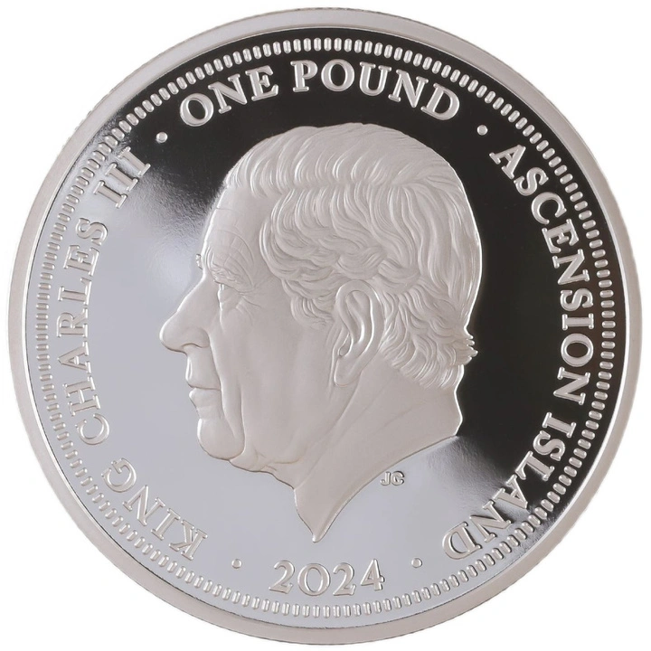 Moneda de plata Lunar Dragon 1 onza de plata 2024 Proof