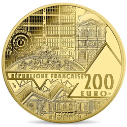 Francia: Capolavori museali - Monna Lisa 1 oncia d'oro 2019 Proof