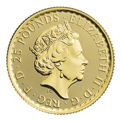 Britannia - Queen Elizabeth II 1/4 oz Gold 2023