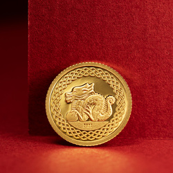 Mongolie : Grand dragon 0,5 gramme d'or 2024 Proof