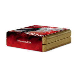 Nemzeti függetlenség napja „11 november” 1918 színes 2 uncia ezüst 2024 Antik kivitel