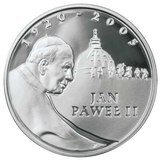John Paul II2005 Silver Coin