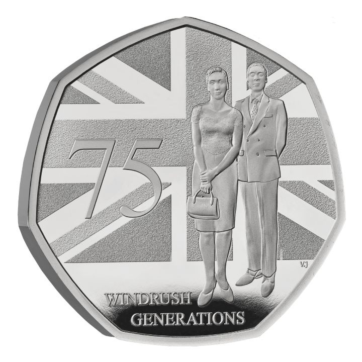 Set di 5 monete Regno Unito Platino 2023 Proof Commemorative Coin