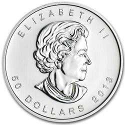 Canadian Maple Leaf 1 oz Platino 2013