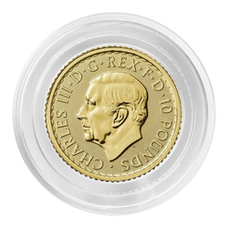 Britannia – III. Károly király 1/10 uncia arany 2023