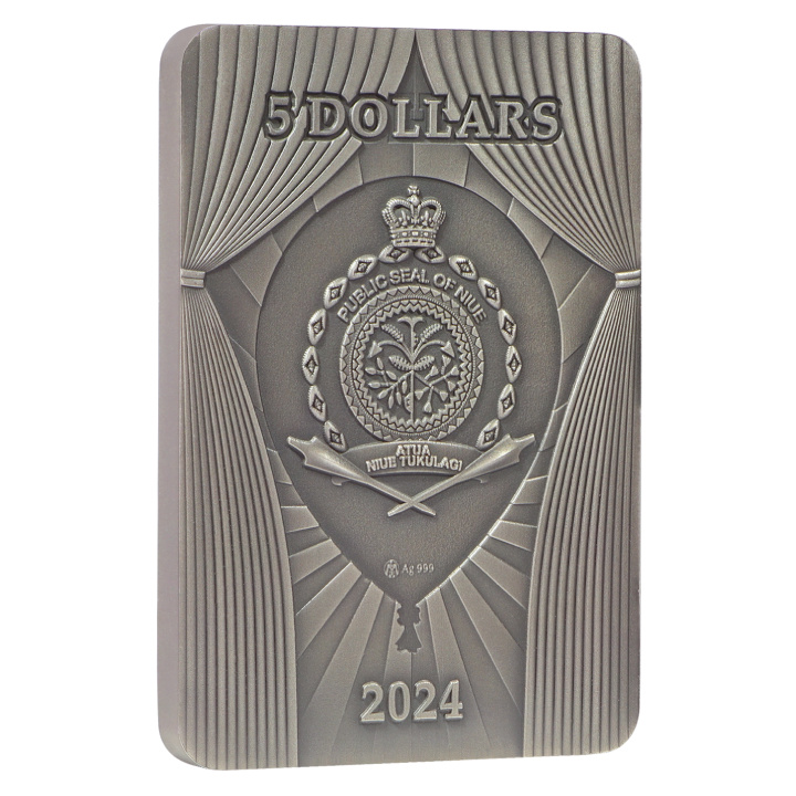 Niue: Pastel Circus - Becoming coloured $5 Silver 2024 High Relief Antiqued Coin