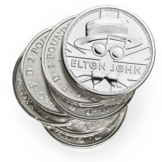 Music Legends: Elton John 1 oz Silber 2021