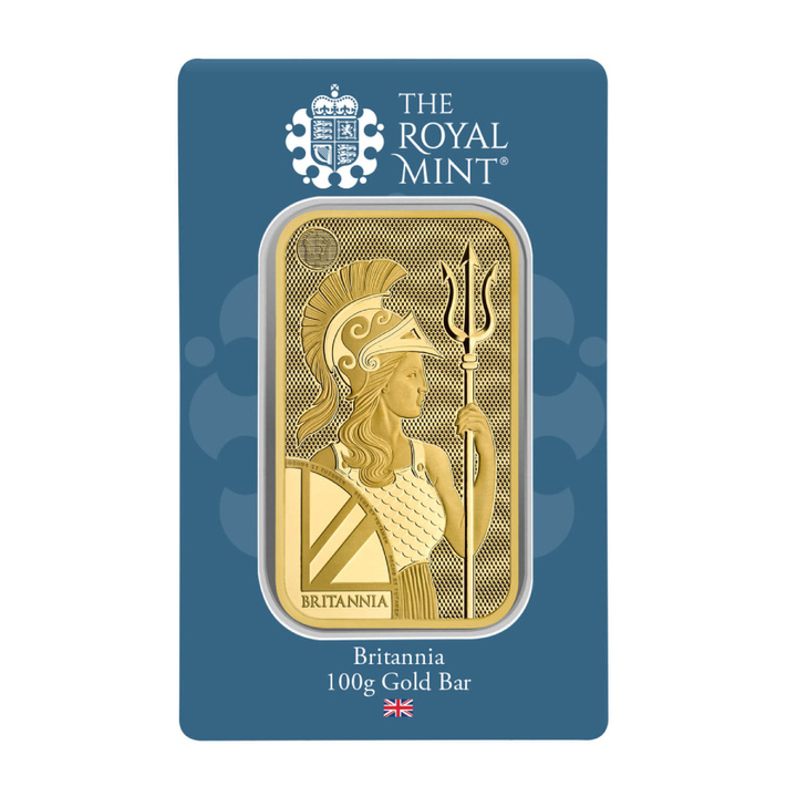 The Royal Mint - Britannia 100 Gramm Goldbarren