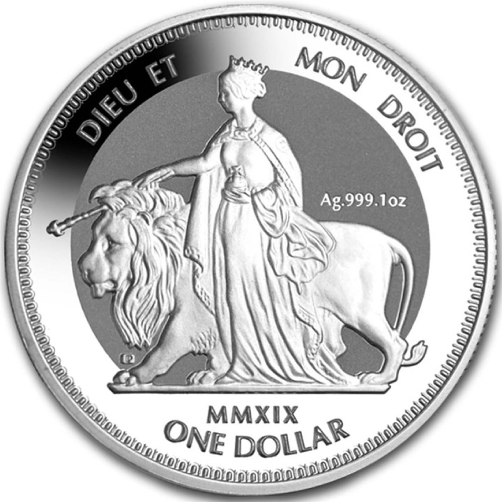 British Virgin Islands: Una & Lion 1 oz Silver 2019
