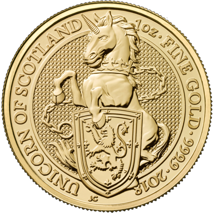 Bestias de la Reina Juego de 10 monedas 1 oz Oro 2016-2020