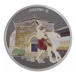 Via Dolorosa - 14 Coloured Coin Set 1 oz Silber 2016 Prooflike