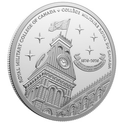 Stříbrná mince 150. výročí Královské vojenské akademie Kanady 1 unce stříbra 2026 Proof