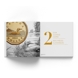 Set Canada: Album de colecție anuală cu ediție specială 7 monede 2022