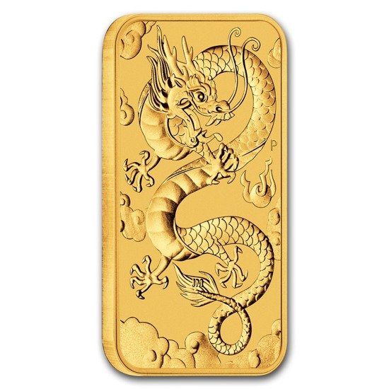 Goldmünze Bar Drache 1 oz Gold 2019