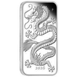 Lingot-pièce Dragon 1 oz argent 2026 Proof