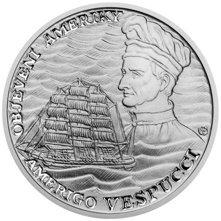 Niue: Discovery of America - Amerigo Vespucci $2 Silber 2022 Proof