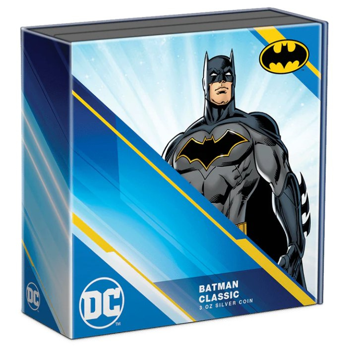 Niue: DC Comics – Batman 3 unce stříbra 2022 Proof