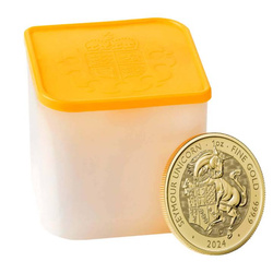The Royal Tudor Beasts: The Seymour Unicorn 1 oz Gold 2024