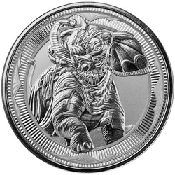 Gibraltár: Háborús elefánt 1 uncia ezüst 2023 Prooflike