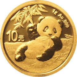 Čínská panda 1 gram zlata 2020