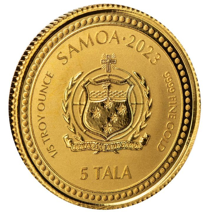 Samoa: The Teacher 1/5 oz Oro 2023 Prooflike