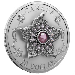 Canada: Williamson Diamond Brooch $20 Argento 2025 Matte Proof
