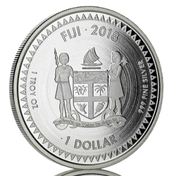 Fiji: Pacific Dollar 1 uncja Srebra 2018