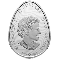 Canada: Pisanka $20 kolorowana Srebro 2024 Proof