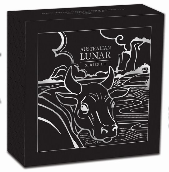 Lunar III: Rok Bawoła 5 uncji Srebra 2021 Proof High Relief