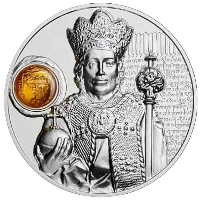 Ritorno della Pomerania di Danzica alla Polonia nel 1466 2 oz Argento 2026 High Relief Ambra