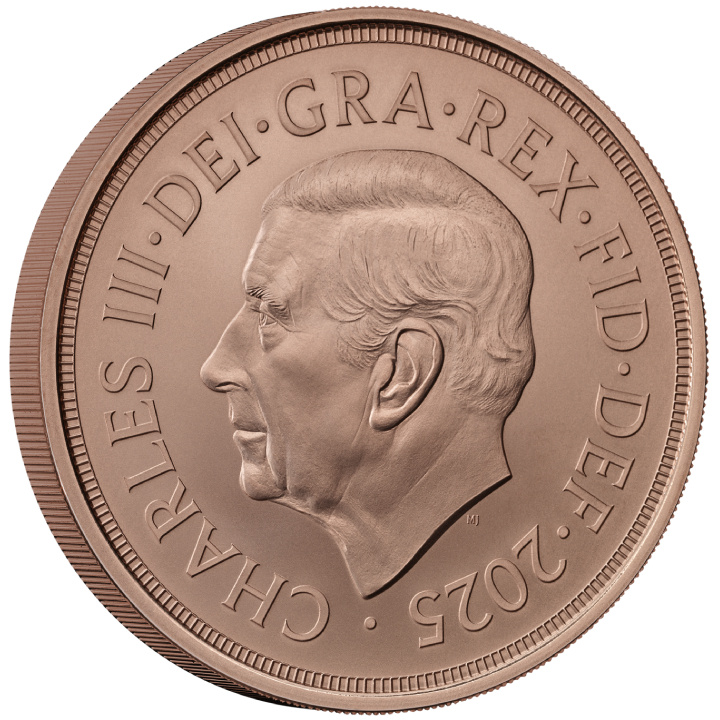 Great Britain: The Five Sovereign Piece 2025 Coin