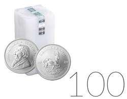 Krugerrand 1 uncja Srebra PAKIET 100 SZTUK