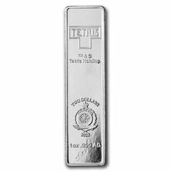 Niue: Tetris - I-Tetrimino Block 1 oz Silver 2023 Coin