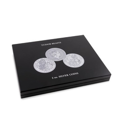 Leuchtturm Caseta Volterra Tudor Beasts pentru 10 monede x 2 oz argint