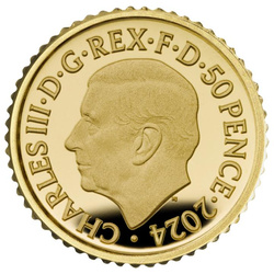 Royal Mint Lunar: Anno del Dragone 1/40 oncia d'oro 2024 Proof