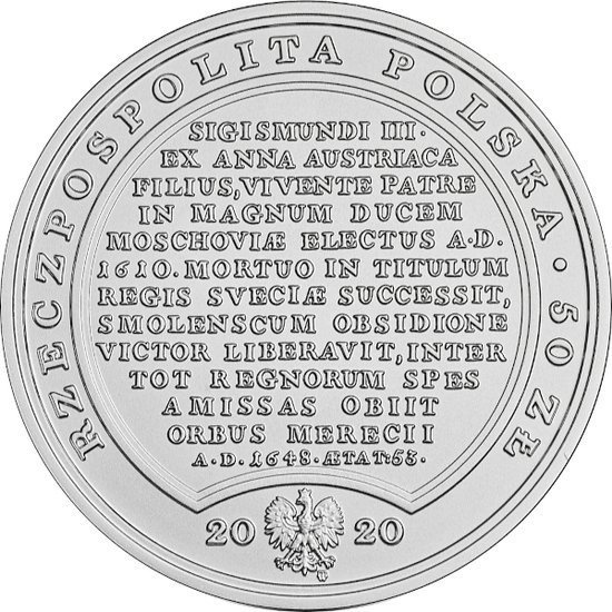 Tesoros de Stanisław Agosto - 50 ZŁ Wladyslaw IV Waza