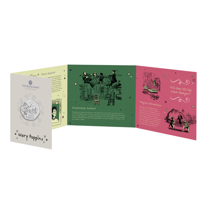Mary Poppins 50p Rame-nichel 2025