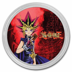 Ensemble de 2 pièces Niue : Yu-Gi-Oh ! Yami Yugi, Dark Magician coloré - 25e anniversaire 2 x 1 once d'argent 2022